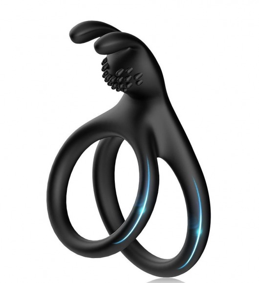 Черное эрекционное кольцо с подхватом мошонки - Boys of Toys - в Белгороде купить с доставкой