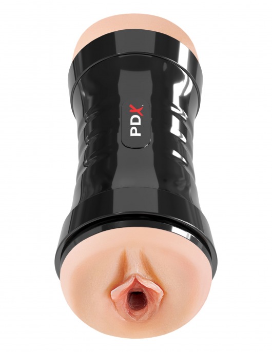 Двусторонний мастурбатор в колбе Super Flip-A-Pussy Over - Pipedream - в Белгороде купить с доставкой