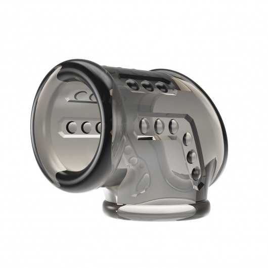 Дымчатая насадка на пенис и мошонку - Baile - в Белгороде купить с доставкой