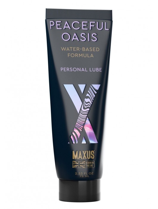 Интимный гель на водной основе MAXUS Peaceful Oasis - 75 мл. - Maxus - купить с доставкой в Белгороде