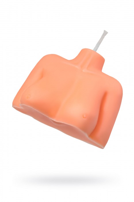 Оранжевая сувенирная свеча «Женский силуэт» - Pecado - купить с доставкой в Белгороде