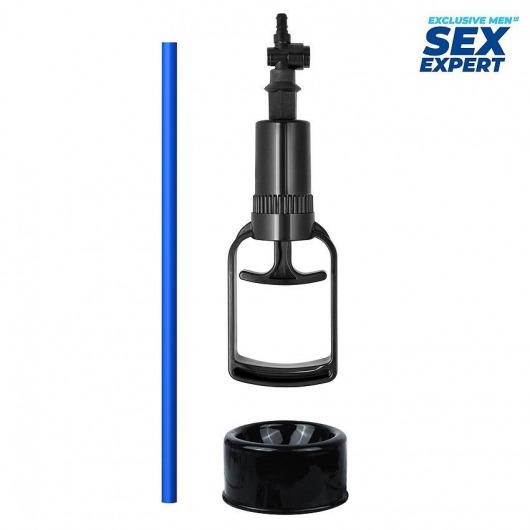 Комплект запасных частей для помпы: ручка, шланг и уплотнительная насадка - Sex Expert - купить с доставкой в Белгороде