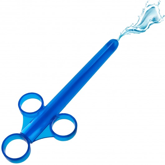 Синий шприц для введения лубриканта XL Lubricant Launcher - XR Brands - купить с доставкой в Белгороде