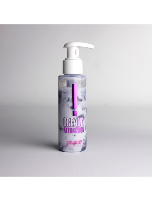 Увлажняющий крем-гель для тела с ароматом ежевики Creamy Attraction Blackberry - 100 мл. - INTT - купить с доставкой в Белгороде
