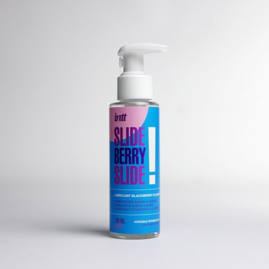 Увлажняющий гель с ароматом ежевики Slide Berry Slide - 100 мл. - INTT - купить с доставкой в Белгороде