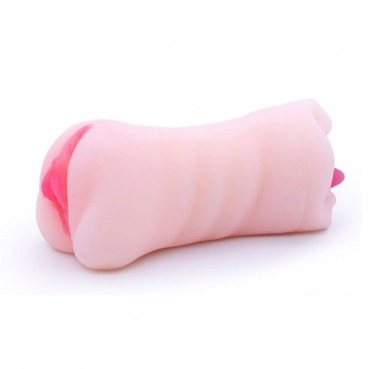 Телесный двусторонний мастурбатор - вагина и ротик - Boys of Toys - в Белгороде купить с доставкой