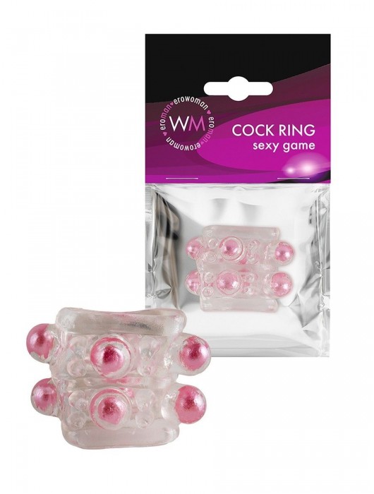 Прозрачная насадка на пенис с цветными шариками - Erowoman-Eroman - в Белгороде купить с доставкой