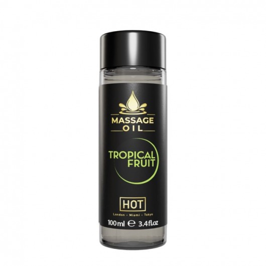 Массажное масло c ароматом тропических фруктов Massage Oil - 100 мл. - HOT - купить с доставкой в Белгороде