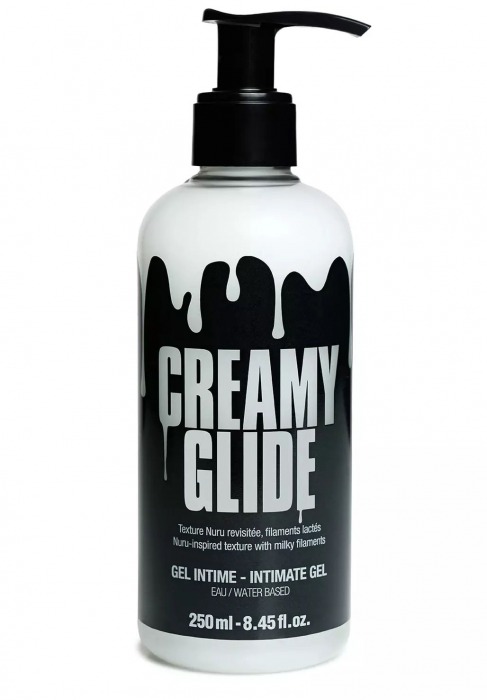 Лубрикант на водной основе Creamy Glide с консистенцией спермы - 250 мл. - Strap-on-me - купить с доставкой в Белгороде