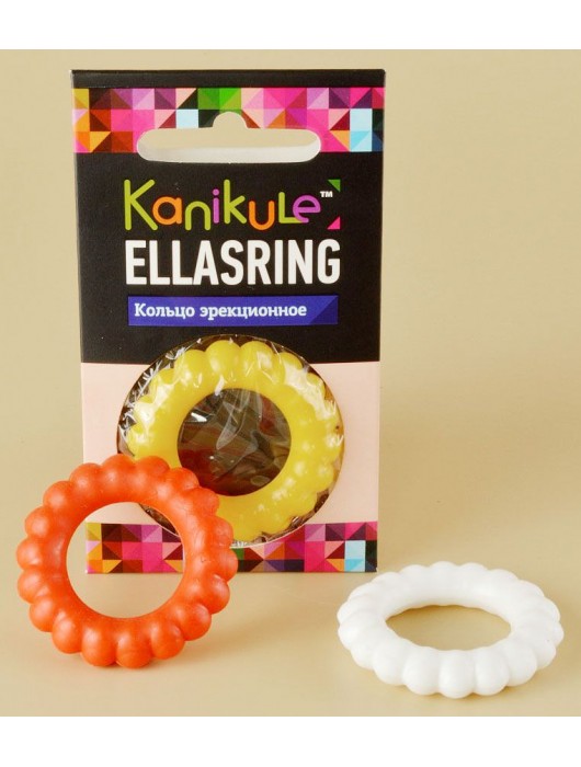 Цветное рельефное эрекционное кольцо Ellasring - Sitabella - в Белгороде купить с доставкой