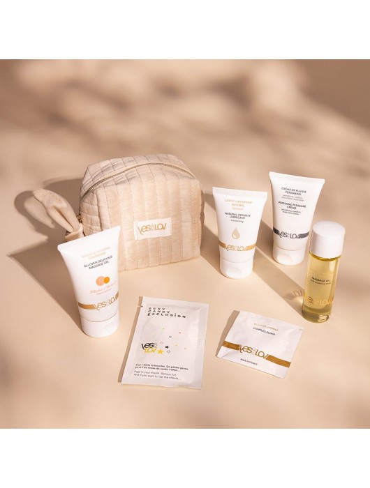 Набор YESforLOV La Trousse Enchantée в бежевой косметичке - YESforLOV - купить с доставкой в Белгороде