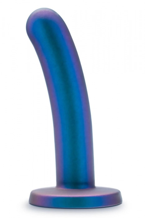 Синяя насадка с гладкой поверхностью Surrender 5.75 Inch Intermediate Pegging Dildo - 14,6 см. - Blush Novelties - купить с доставкой в Белгороде