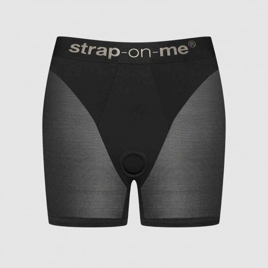 Трусики-шорты для фиксации насадок Strap-on-me Harness Lingerie Halo - size L - Strap-on-me - купить с доставкой в Белгороде