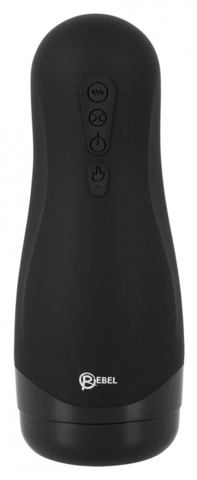 Черный вибромастурбатор с подогревом Masturbator with 3 Functions - Orion - в Белгороде купить с доставкой