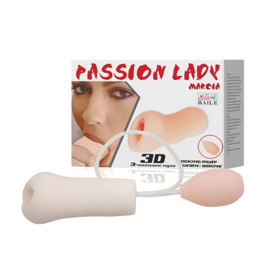 Мастурбатор Passion Lady Marcia с грушей для имитации посасывания - Baile - в Белгороде купить с доставкой