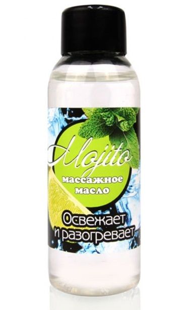 Массажное масло для тела Mojito с ароматом лайма - 50 мл. - Биоритм - купить с доставкой в Белгороде