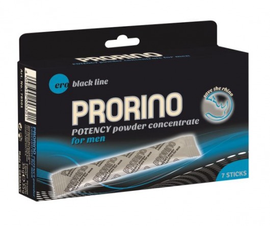 БАД для мужчин PRORINO M black line powder - 7 саше (6 гр.) - Ero - купить с доставкой в Белгороде