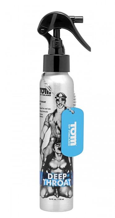 Спрей для лёгкого проникновения во время орального секса Tom of Finland Deep Throat Spray - 118 мл. - Доминирующее кольцо - купить с доставкой в Белгороде