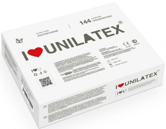 Ультратонкие презервативы Unilatex Ultra Thin - 144 шт. - Unilatex - купить с доставкой в Белгороде