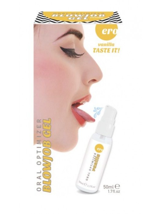 Увлажняющий гель для орального секса с ароматом ванили - 50 мл. - Ero - купить с доставкой в Белгороде