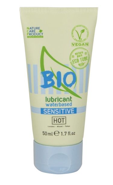 Органический лубрикант для чувствительной кожи Bio Sensitive - 50 мл. - HOT - купить с доставкой в Белгороде