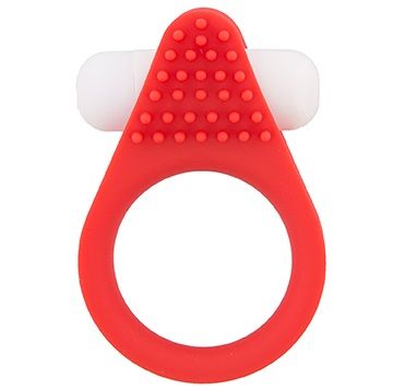 Красное эрекционное кольцо LIT-UP SILICONE STIMU RING 1 RED - Dream Toys - в Белгороде купить с доставкой