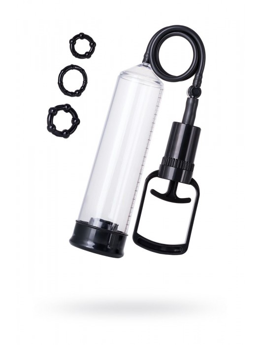 Вакуумная помпа A-toys с уплотнителем и эрекционными кольцами - A-toys - в Белгороде купить с доставкой