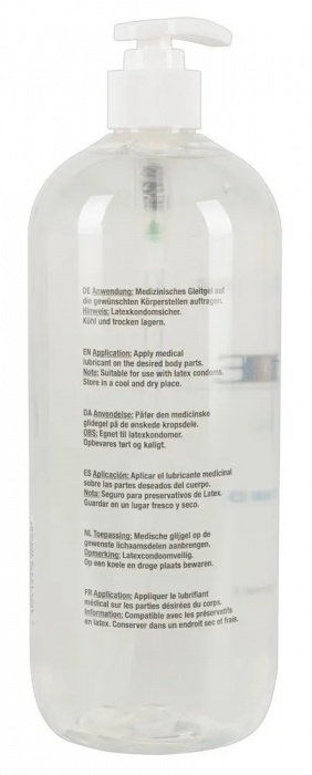 Гель-смазка на водной основе JUSTGLIDE - 1000 мл. - Orion - купить с доставкой в Белгороде