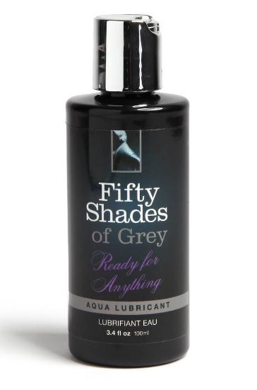 Лубрикант на водной основе Ready for Anything Aqua Lubricant - 100 мл. - Fifty Shades of Grey - купить с доставкой в Белгороде