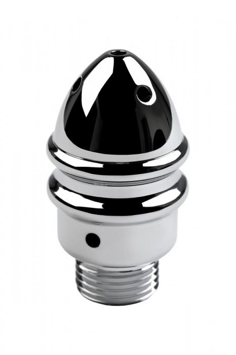 Металлический анальный душ с тремя насадками - ToyFa - купить с доставкой в Белгороде