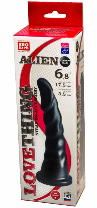 Насадка для трусиков харнесс Alien - 17,5 см. - LOVETOY (А-Полимер) - купить с доставкой в Белгороде