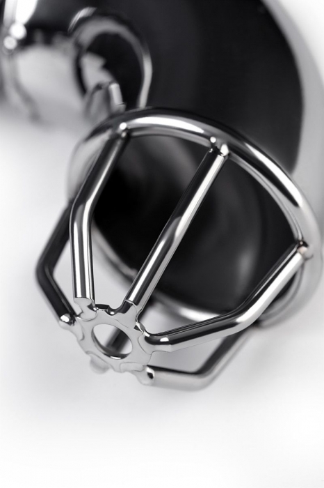 Серебристый мужской пояс верности TOYFA Metal - ToyFa - купить с доставкой в Белгороде