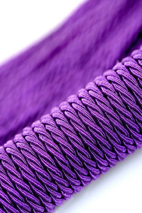 Сиреневый флоггер из веревки Theatre - 48,5 см. - ToyFa - купить с доставкой в Белгороде