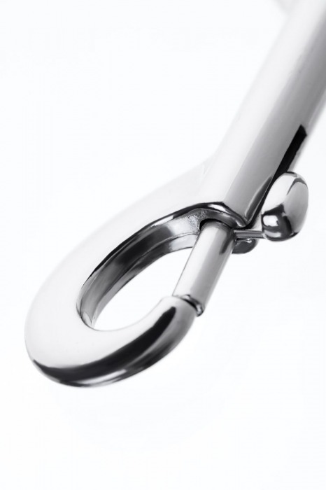 Серебристый двухсторонний карабин TOYFA Metal - ToyFa - купить с доставкой в Белгороде