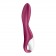 Малиновый вибромассажер для стимуляции G-точки Heated Thrill - 20,6 см. - Satisfyer купить в Белгороде с доставкой в Orgasmix.ru Малиновый вибромассажер для стимуляции G-точки Heated Thrill - 20,6 см. - Satisfyer