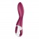 Малиновый вибромассажер для стимуляции G-точки Heated Thrill - 20,6 см. - Satisfyer купить в Белгороде с доставкой в Orgasmix.ru Малиновый вибромассажер для стимуляции G-точки Heated Thrill - 20,6 см. - Satisfyer
