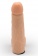 Фаллоимитатор телесного цвета на трусиках с плугом - 16,5 см. - LOVETOY (А-Полимер) - купить с доставкой в Белгороде