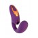 Фиолетовый вибромассажер с клиторальной стимуляцией Megam - ToyFa