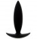 Чёрная мини-пробка для анальной стимуляции BOOTYFUL ANAL PLUG XTRA SMALL BLACK - 9 см. - Dream Toys в Белгороде Чёрная мини-пробка для анальной стимуляции BOOTYFUL ANAL PLUG XTRA SMALL BLACK - 9 см. - Dream Toys