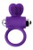 Фиолетовое виброкольцо с ресничками JOS PERY - JOS - в Белгороде купить с доставкой